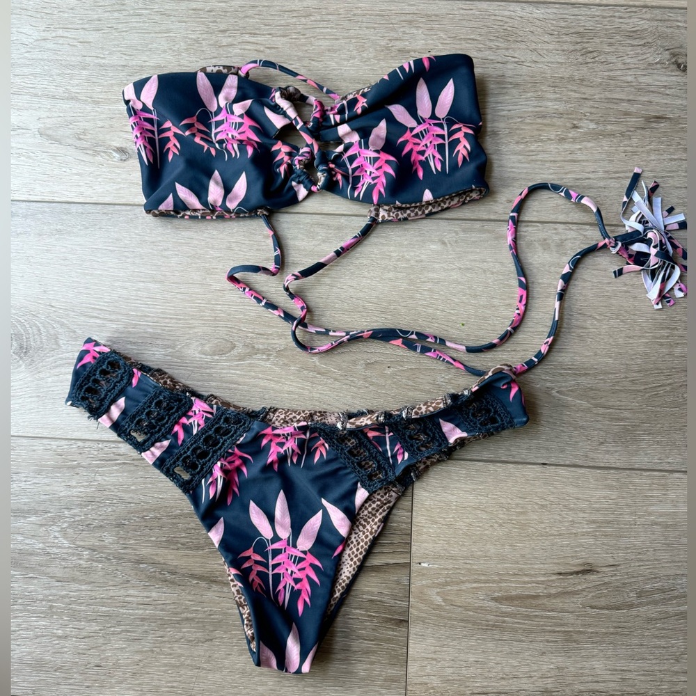 Acacia Swim reversible top and bottom